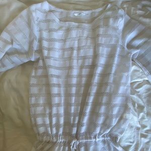 White La Vie en Rose beach coverup